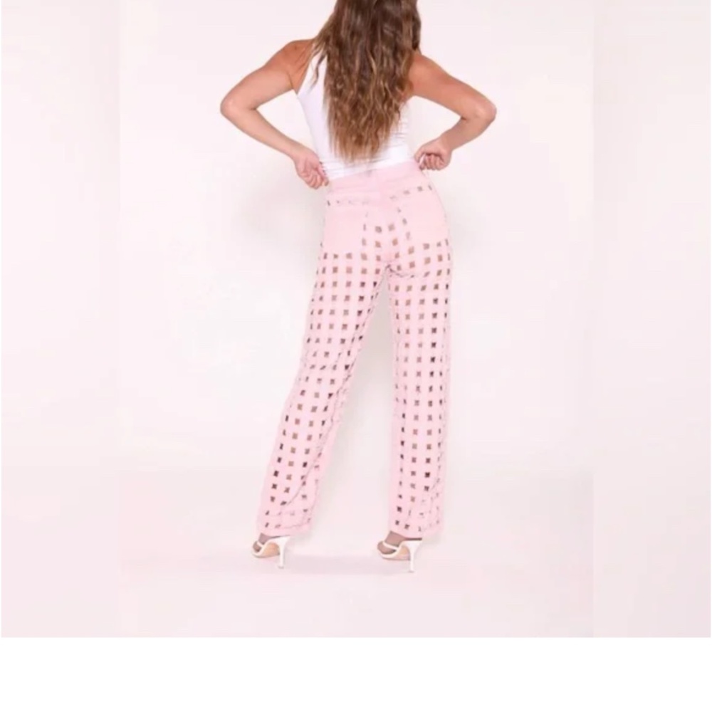 REVICE denim 101 VALLEY GIRL pink ripped distressed ladies jeans-27 Y2K vibes - Picture 5 of 6